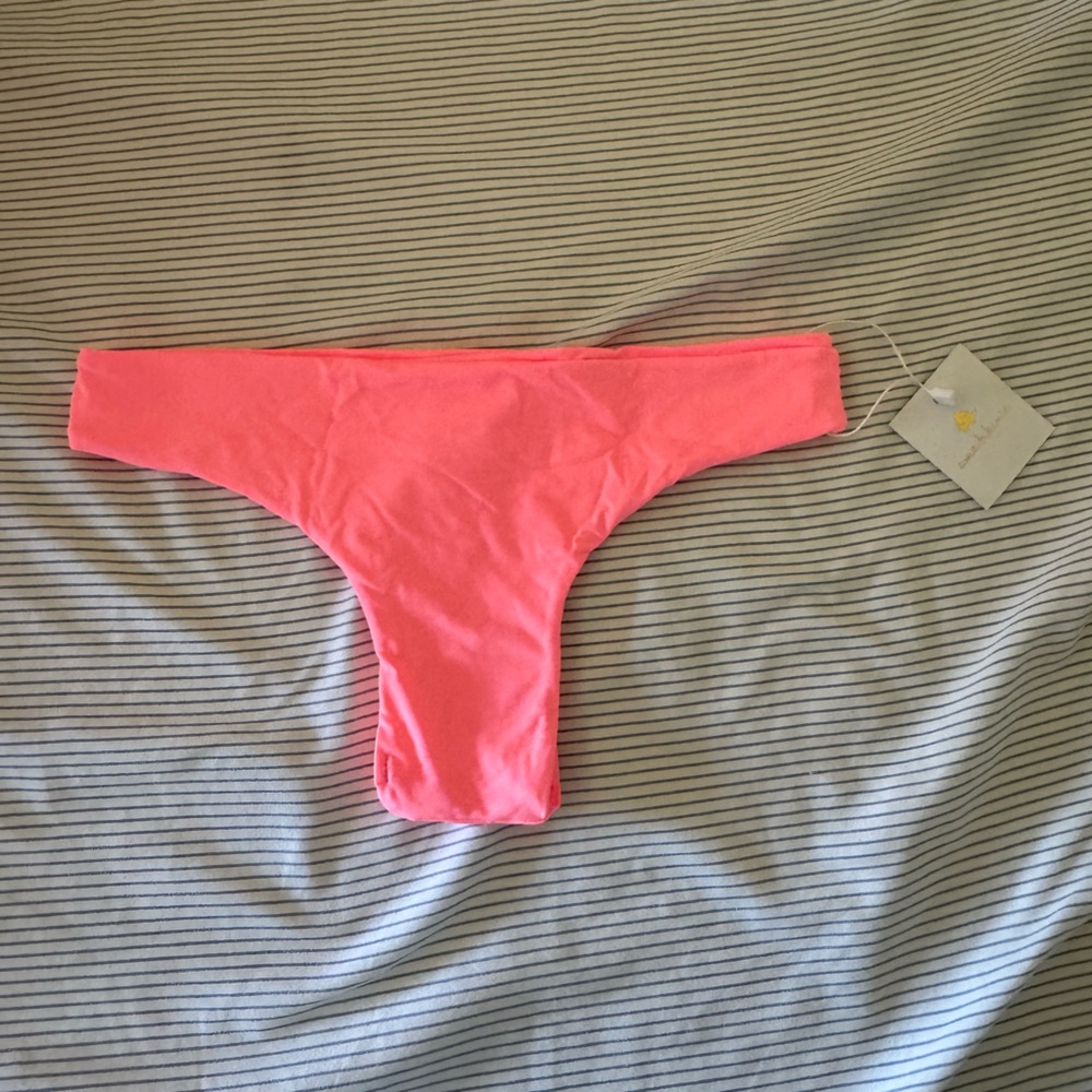 Bubblegum pink bikini bottom